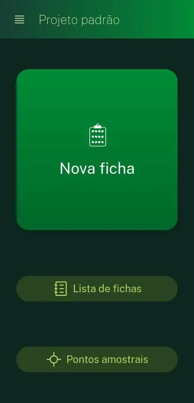 captura de tela do app